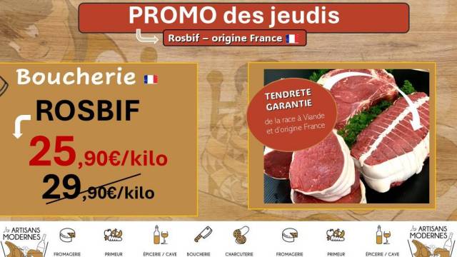 PROMO DU JEUDI